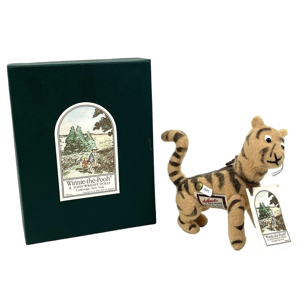 R. John Wright Dolls: Pocket Tigger #1841/3500 | /w Box Winne The Pooh Plush VTG